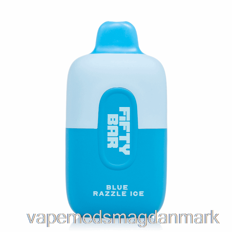 Vape Juice Fifty Bar 6500 Engangs Blue Razzle Ice